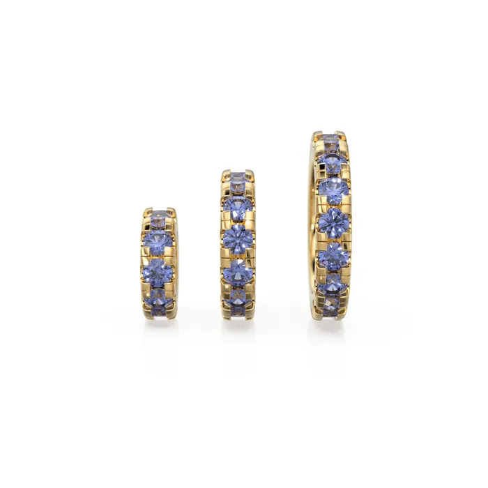 Charm Necklaces 14k Gold Roundel Tanzanite Charm Tanzanite Wheel Charm Round Charm Holder Eternity Round Tanzanite Band Connector December birthstone Jalvi Co Charm Necklaces 14k Gold Roundel Tanzanite Charm Tanzanite Wheel Charm Round Charm Holder Eternity Round Tanzanite Band Connector December birthstone Jalvi Co