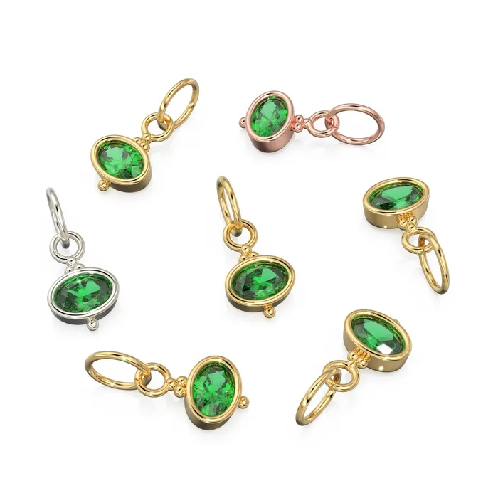 Charm Necklaces Jalvi Co Green Emerald Charms 14k Yellow Solid Oval Charm Solid Gold Zambian Emerald Bezel Charm Pendant Green Oval Gemstone Bezel 18K Jewelry Charm Necklaces Jalvi Co Green Emerald Charms 14k Yellow Solid Oval Charm Solid Gold Zambian Emerald Bezel Charm Pendant Green Oval Gemstone Bezel 18K Jewelry