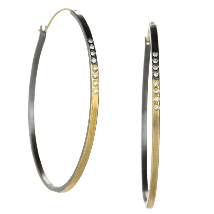 Earrings Kate Maller Large Hoop Dream Earrings