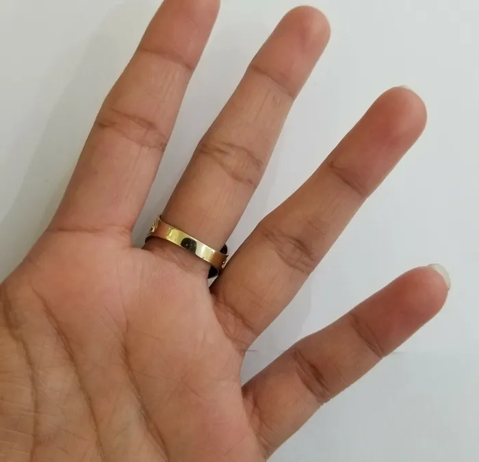 Gold and Diamond Rings Real 10K Yellow Gold Ring Head Pinky Casual size 9 Mens Ring