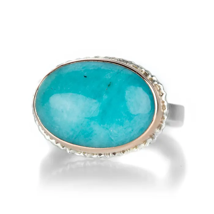 Jamie Joseph Rings Oval Amazonite Ring