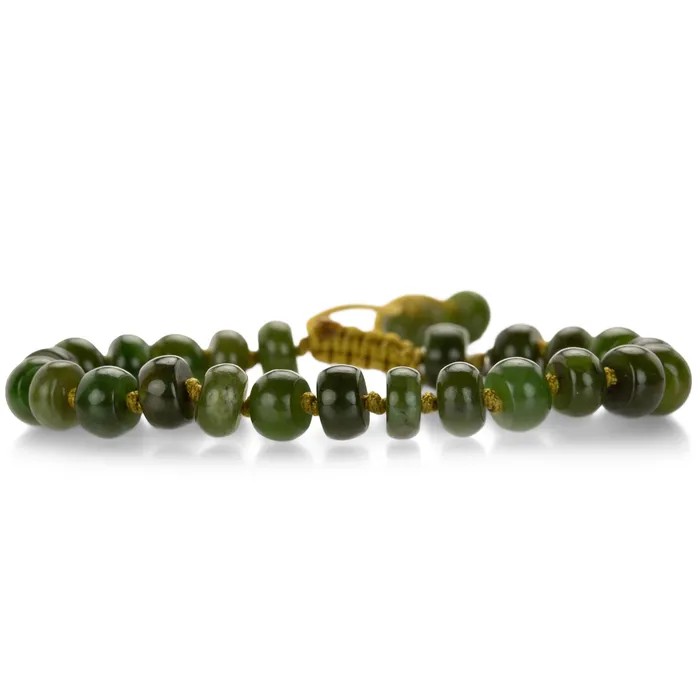 Joseph Brooks Bracelets 8mm Smooth Nephrite Jade Bracelet