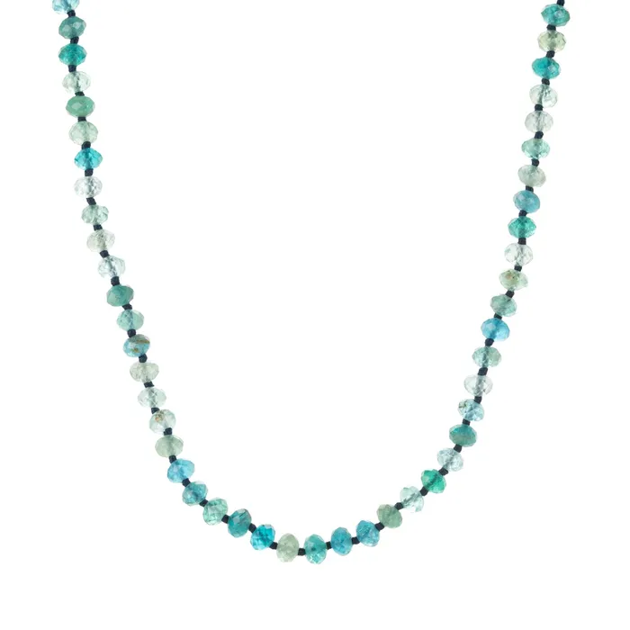 Joseph Brooks Faceted Blue Apatite Necklace Necklaces