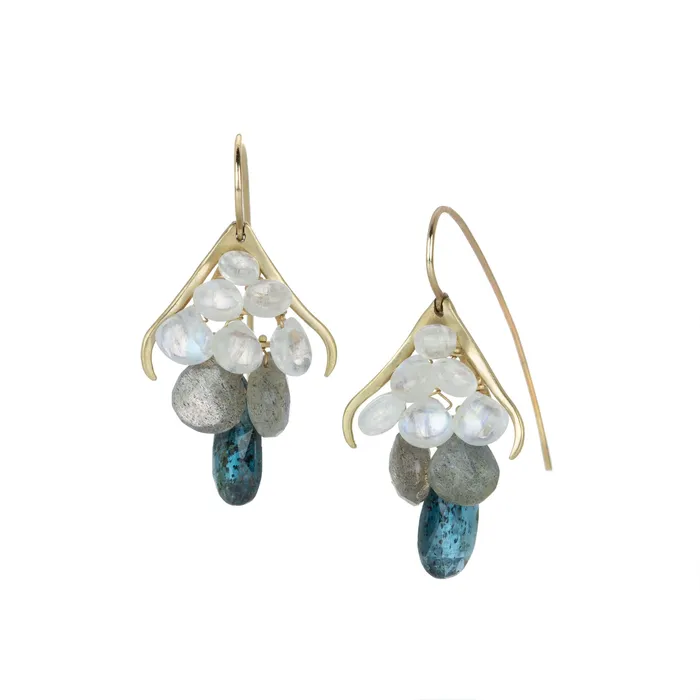 Multicolored Small Plumage Earrings Rachel Atherley Earrings
