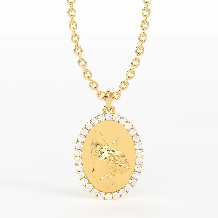 Necklaces Jalvi Co Cat 14k Gold Diamond Necklace Adorable Kitty Cat Pendant Necklace 14K Yellow Gold Designer Jewelry Charm Diamond Pendant in Chain Necklaces Jalvi Co Cat 14k Gold Diamond Necklace Adorable Kitty Cat Pendant Necklace 14K Yellow Gold Designer Jewelry Charm Diamond Pendant in Chain