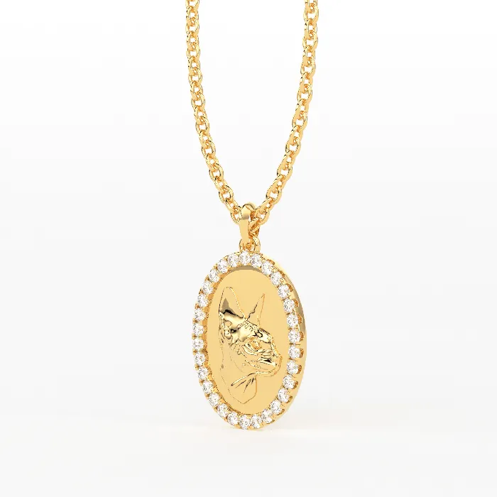 Necklaces Jalvi Co Cat 14k Gold Diamond Necklace Adorable Kitty Cat Pendant Necklace 14K Yellow Gold Designer Jewelry Charm Diamond Pendant in Chain Necklaces Jalvi Co Cat 14k Gold Diamond Necklace Adorable Kitty Cat Pendant Necklace 14K Yellow Gold Designer Jewelry Charm Diamond Pendant in Chain