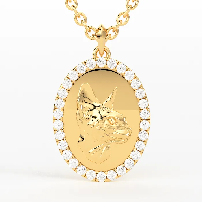 Necklaces Jalvi Co Cat 14k Gold Diamond Necklace Adorable Kitty Cat Pendant Necklace 14K Yellow Gold Designer Jewelry Charm Diamond Pendant in Chain Necklaces Jalvi Co Cat 14k Gold Diamond Necklace Adorable Kitty Cat Pendant Necklace 14K Yellow Gold Designer Jewelry Charm Diamond Pendant in Chain