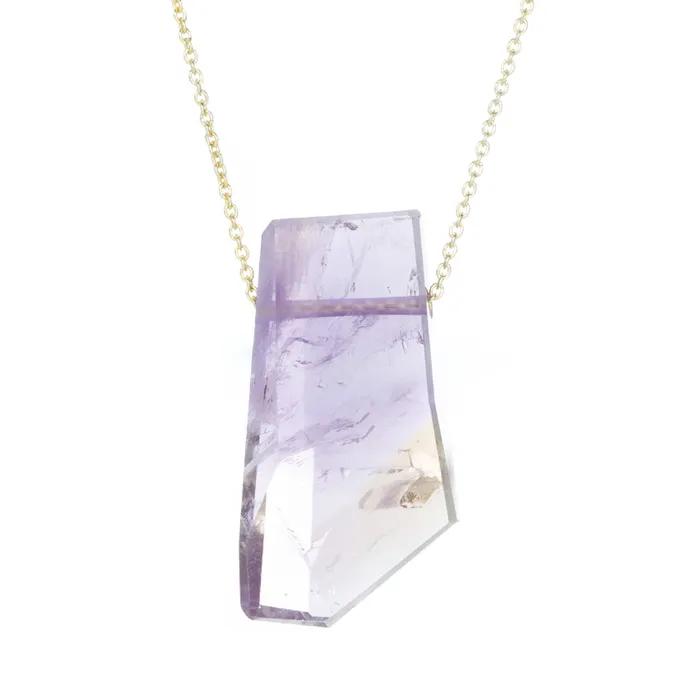 Necklaces Margaret Solow Ametrine Crystal Necklace