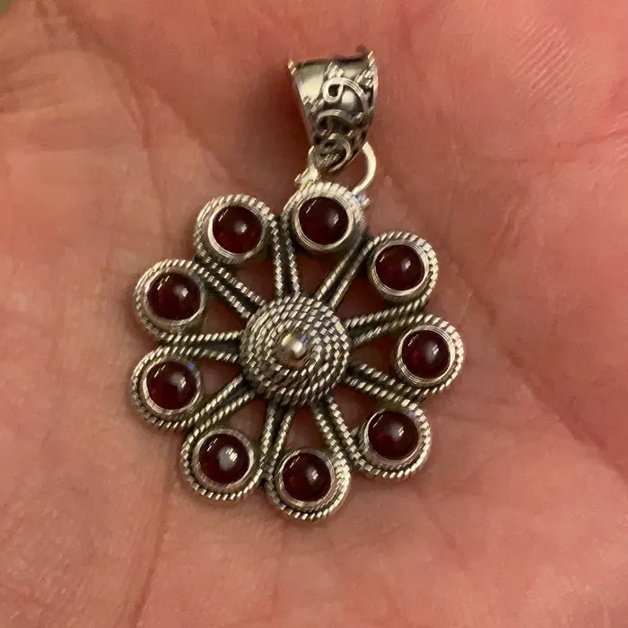 Necklaces Sophiareneboutique Sterling Silver Custom Swirl Rope Pendant