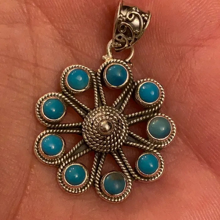 Necklaces Sophiareneboutique Sterling Silver Custom Swirl Rope Pendant