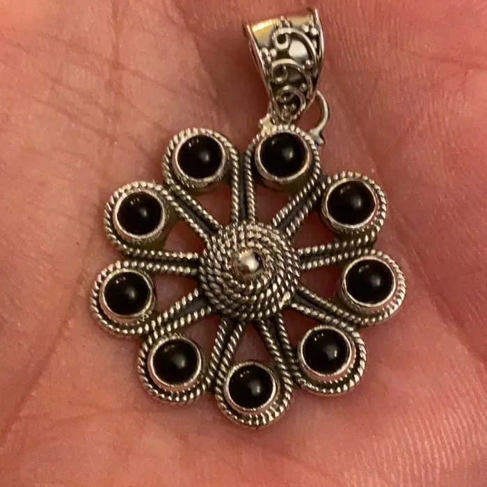 Necklaces Sophiareneboutique Sterling Silver Custom Swirl Rope Pendant