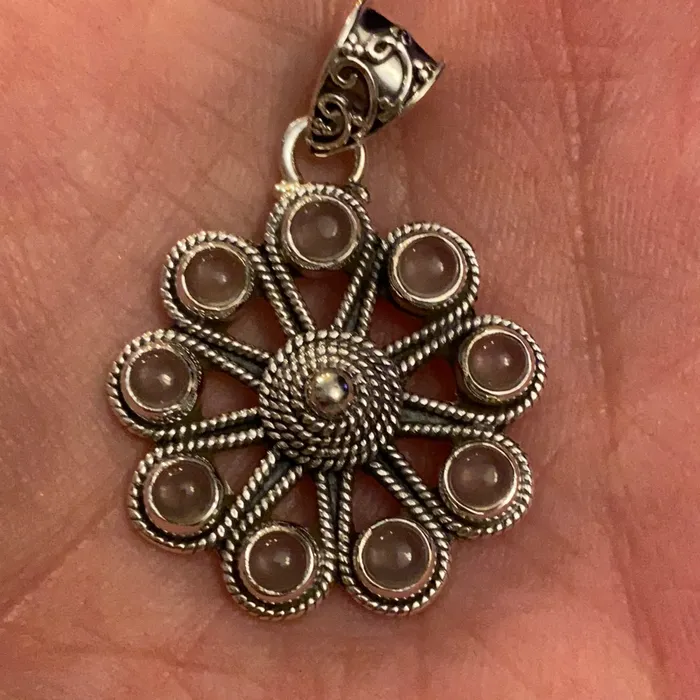 Necklaces Sophiareneboutique Sterling Silver Custom Swirl Rope Pendant