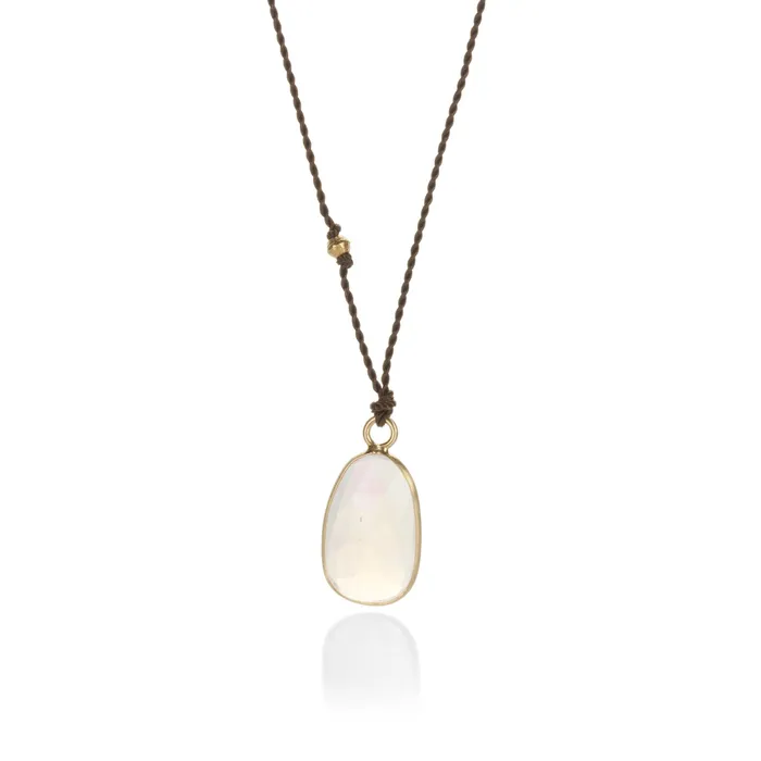 Opal Necklace on Nylon Cord Margaret Solow Necklaces