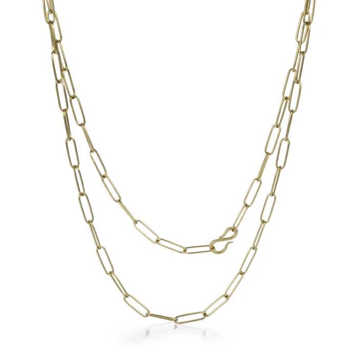 PreStyled Sets Maria Beaulieu 18k Yellow Gold Lightweight Chain 16