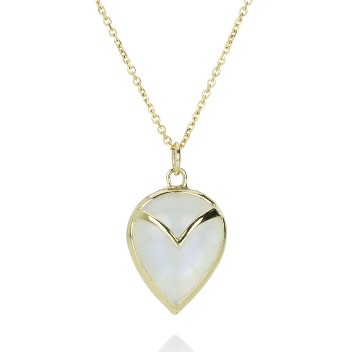 Rainbow Moonstone Owl Charm Charm Only Rachel Atherley Charm Necklaces