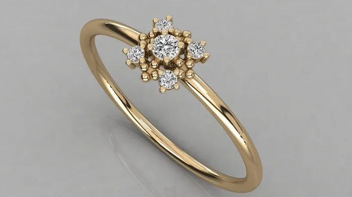 Rings 14k Gold Diamond Wedding Ring Floral Gold Ring with Diamonds Pave Ring Minimalist Stacking Ring Jalvi Co Rings 14k Gold Diamond Wedding Ring Floral Gold Ring with Diamonds Pave Ring Minimalist Stacking Ring Jalvi Co
