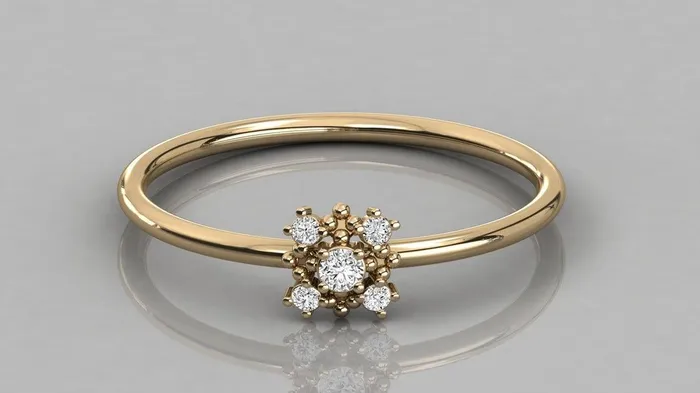 Rings 14k Gold Diamond Wedding Ring Floral Gold Ring with Diamonds Pave Ring Minimalist Stacking Ring Jalvi Co Rings 14k Gold Diamond Wedding Ring Floral Gold Ring with Diamonds Pave Ring Minimalist Stacking Ring Jalvi Co