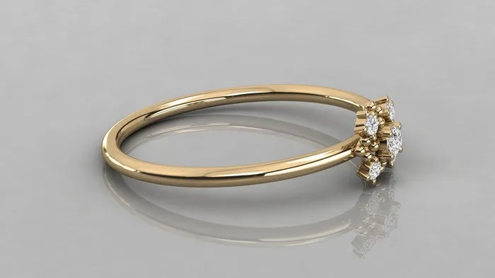 Rings 14k Gold Diamond Wedding Ring Floral Gold Ring with Diamonds Pave Ring Minimalist Stacking Ring Jalvi Co Rings 14k Gold Diamond Wedding Ring Floral Gold Ring with Diamonds Pave Ring Minimalist Stacking Ring Jalvi Co