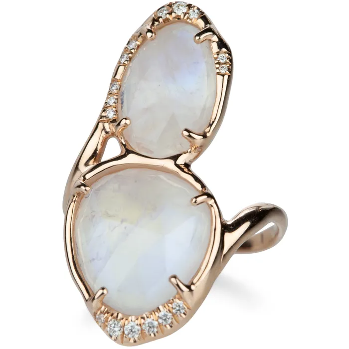 Rings Sirciam Rainbow Moonstone Superstition Ring