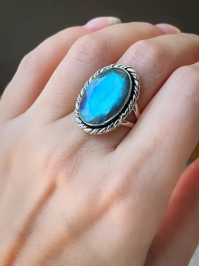 Sophiareneboutiquecom STERLING SILVER LABRADORITE ARTISAN RINGS Rings Sophiareneboutiquecom STERLING SILVER LABRADORITE ARTISAN RINGS Rings