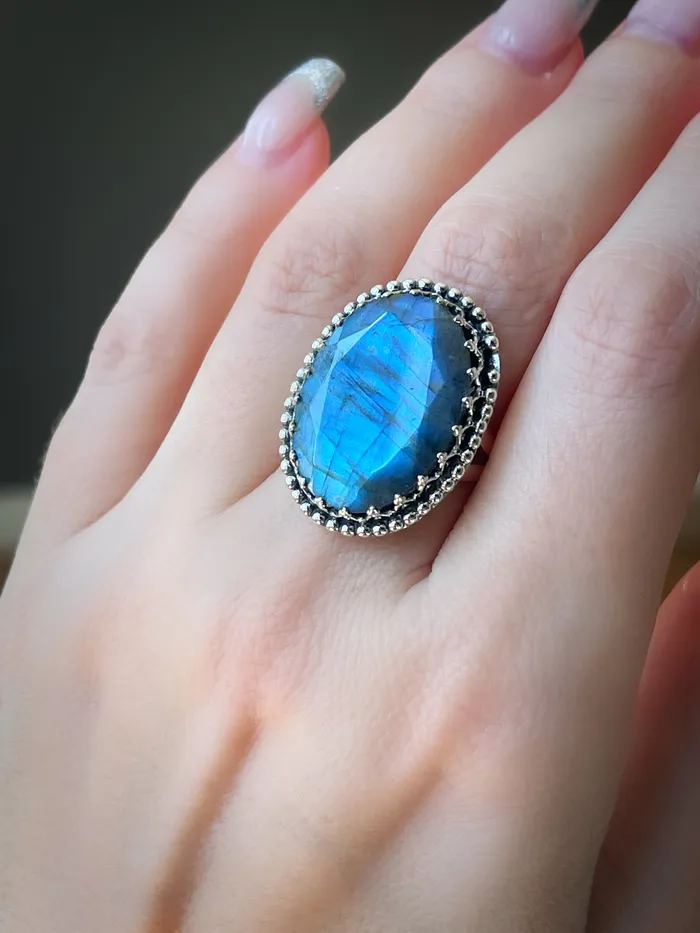Sophiareneboutiquecom STERLING SILVER LABRADORITE ARTISAN RINGS Rings Sophiareneboutiquecom STERLING SILVER LABRADORITE ARTISAN RINGS Rings