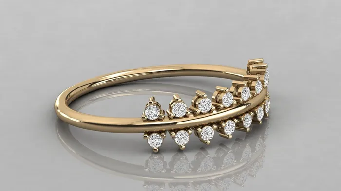 Womens Diamond Wedding Band in 14k Gold Double Row Prong Setting Diamond Wedding Band Unique Anniversary Ring Jalvi Co Rings Womens Diamond Wedding Band in 14k Gold Double Row Prong Setting Diamond Wedding Band Unique Anniversary Ring Jalvi Co Rings