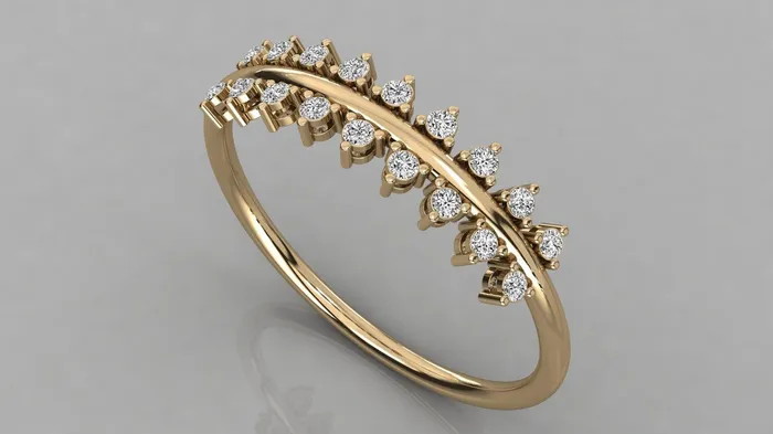 Womens Diamond Wedding Band in 14k Gold Double Row Prong Setting Diamond Wedding Band Unique Anniversary Ring Jalvi Co Rings Womens Diamond Wedding Band in 14k Gold Double Row Prong Setting Diamond Wedding Band Unique Anniversary Ring Jalvi Co Rings