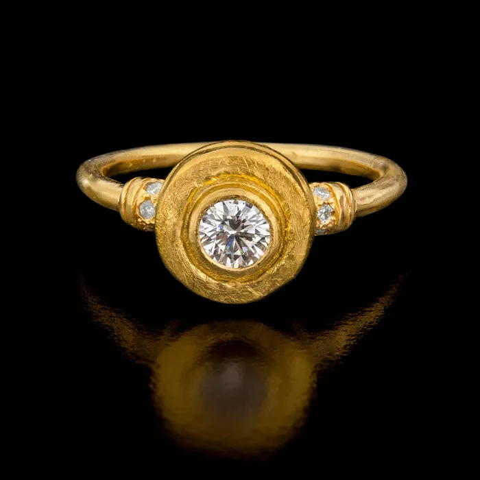 031 ct Diamond Ring Gzahav Rings