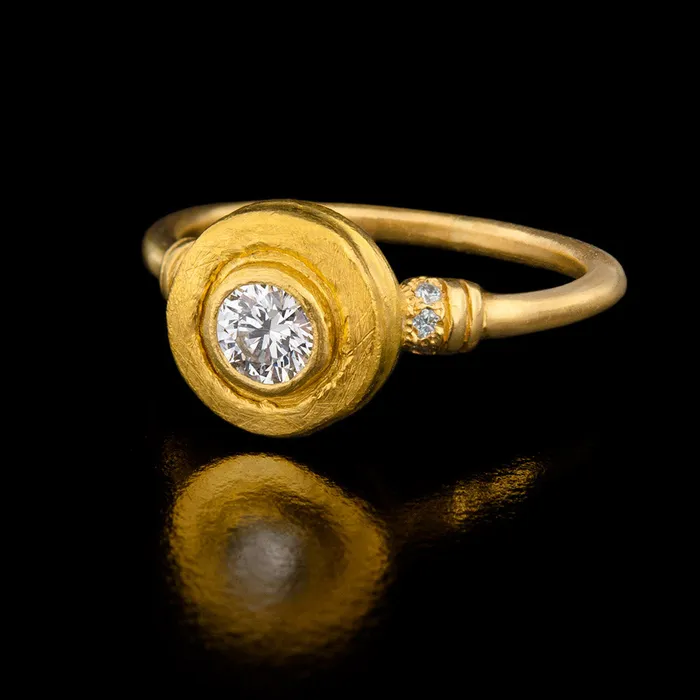 031 ct Diamond Ring Gzahav Rings