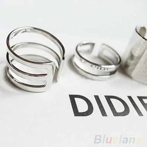 3Pcs Above The Knuckle Open Ring for Women sparklingselections Rings