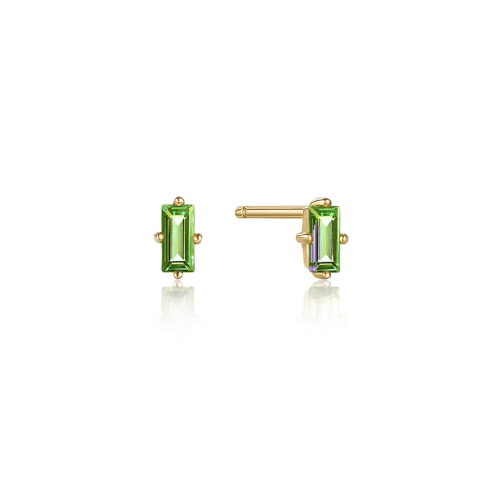 Ania Haie Earrings 14kt Gold Tourmaline Stud Earrings