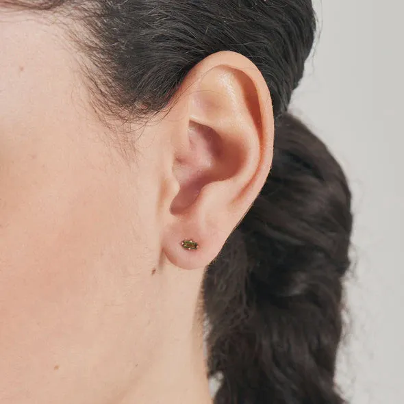Ania Haie Earrings 14kt Gold Tourmaline Stud Earrings