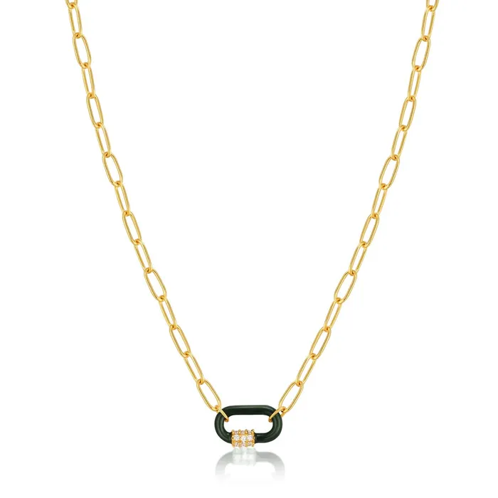 Ania Haie Necklaces Bright Future Enamel Carabiner Necklace
