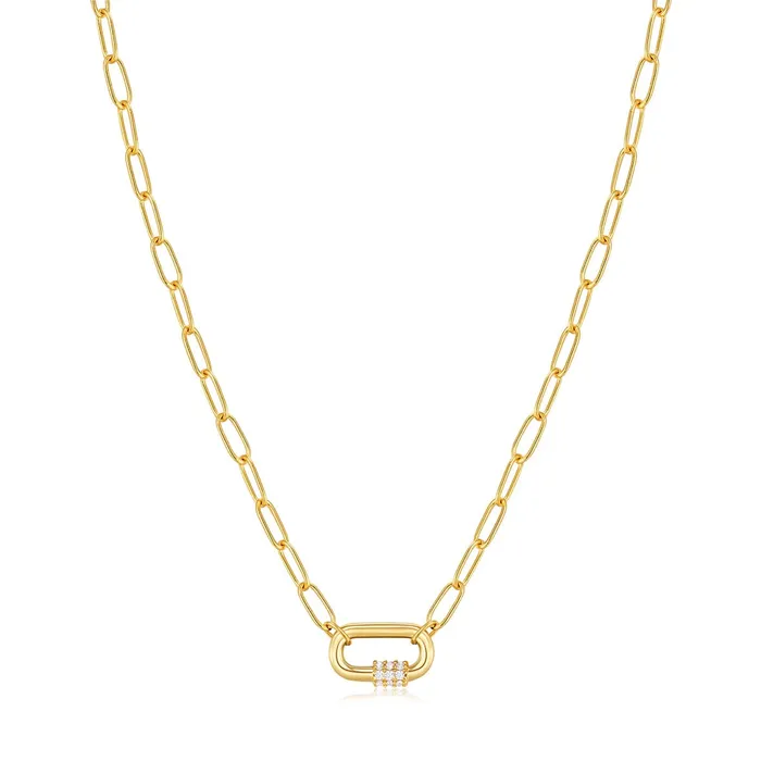 Ania Haie Necklaces Bright Future Enamel Carabiner Necklace