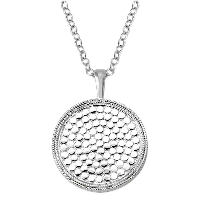 Anna Beck Necklaces Silver Medallion Pendant345292