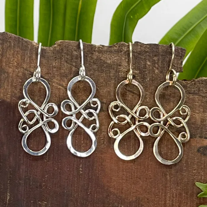 Butterfly Effect Earrings Crucian Gold Earrings