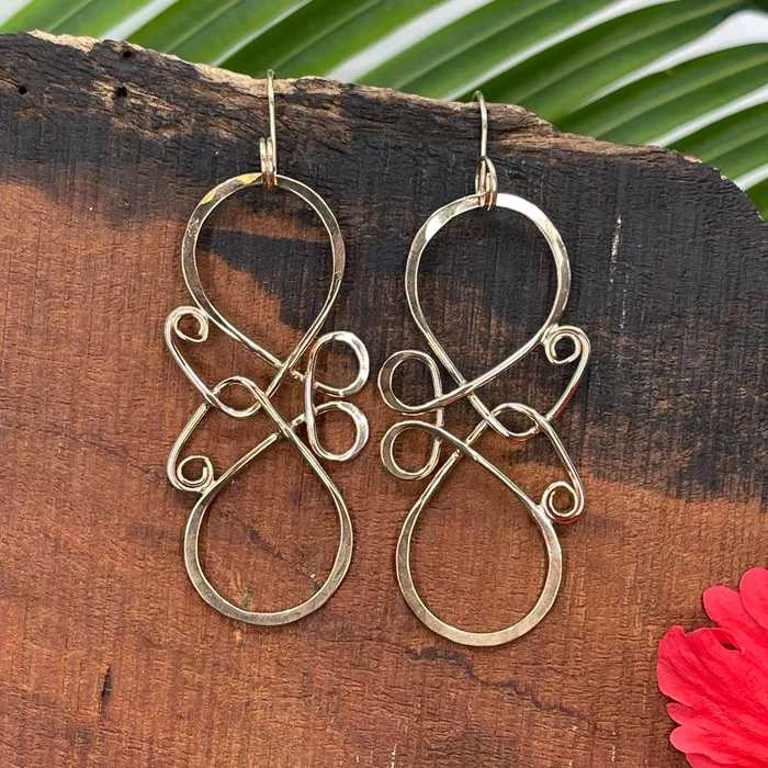 Butterfly Effect Earrings Crucian Gold Earrings