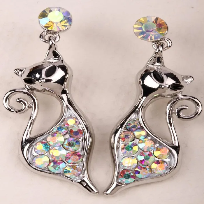 Cat Dangle Earrings Jewelry Halloween Gifts for Women sparklingselections Earrings Cat Dangle Earrings Jewelry Halloween Gifts for Women sparklingselections Earrings
