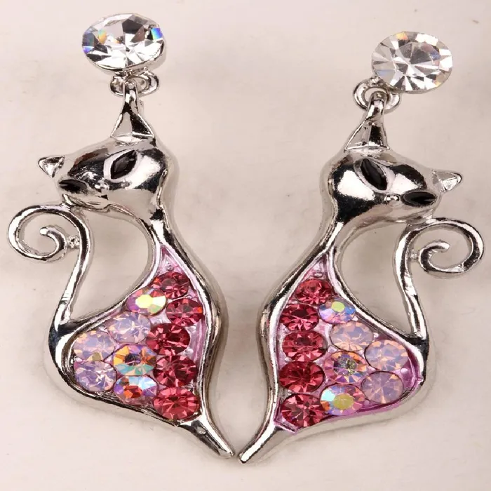 Cat Dangle Earrings Jewelry Halloween Gifts for Women sparklingselections Earrings Cat Dangle Earrings Jewelry Halloween Gifts for Women sparklingselections Earrings