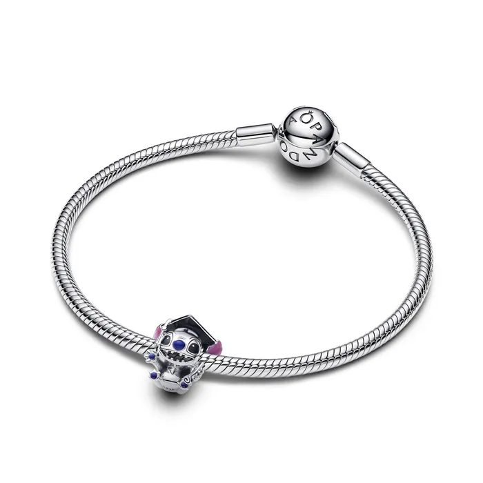 Charm Necklaces Pandora Pandora Disney Stitch Graduation Charm