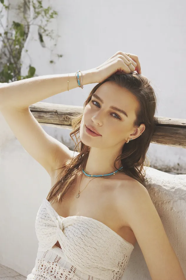 Chill Voyager Lab Created Turquoise Necklace Ania Haie Necklaces