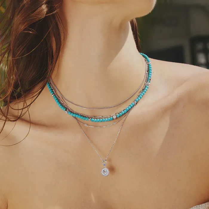 Chill Voyager Lab Created Turquoise Necklace Ania Haie Necklaces