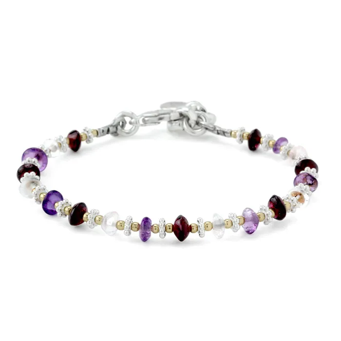 Elisa Ilana Bracelets Amethyst Garnet Quartz Bracelet241157