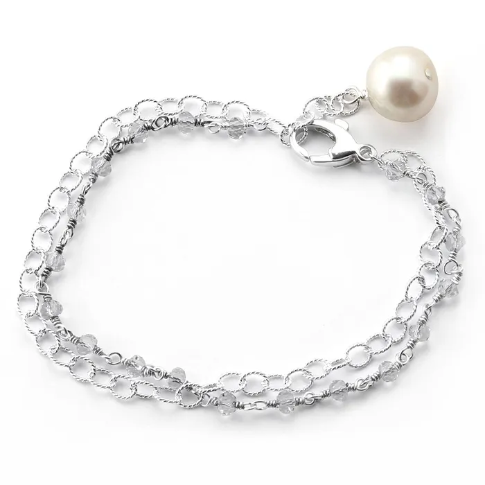 Elisa Ilana Bracelets Clear Quartz Single Bracelet347581