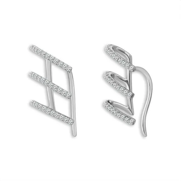 Elisa Ilana Earrings Diamond Ear Climbers