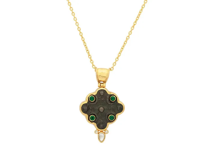GG GOLD OOAK Necklaces GURHAN Antiquities Gold Ancient Carved Bronze Pendant Necklace 24mm Cross GG GOLD OOAK Necklaces GURHAN Antiquities Gold Ancient Carved Bronze Pendant Necklace 24mm Cross
