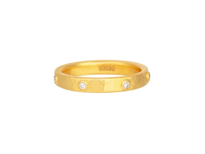 GG GOLD TRAD Rings GURHAN Bridal Gold Diamond Band Ring 325mm Wide 7Stone GG GOLD TRAD Rings GURHAN Bridal Gold Diamond Band Ring 325mm Wide 7Stone