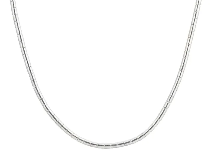 GURHAN Mens Sterling Silver SingleStrand Beaded Short Necklace Small Tube Beads GG SILVER NEW Necklaces GURHAN Mens Sterling Silver SingleStrand Beaded Short Necklace Small Tube Beads GG SILVER NEW Necklaces