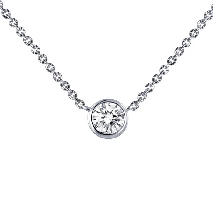 Lafonn Necklaces Simulated Diamond Solitaire Necklace