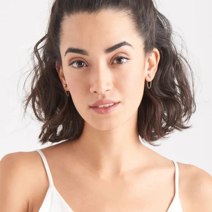 Modern Chain Stud Earrings Ania Haie Earrings